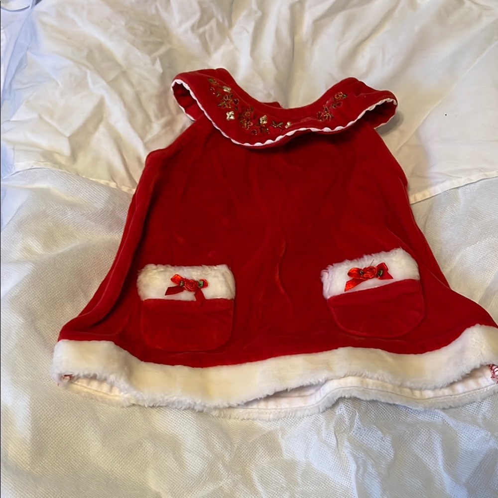 Red and White Kids Dress